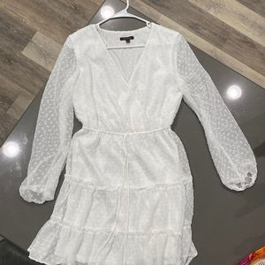 White City Studio long sleeve ruffle dress. Size large.